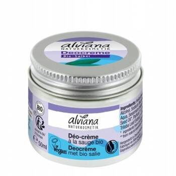 Alviana Naturkosmetik Dezodorant w kremie z szałwią